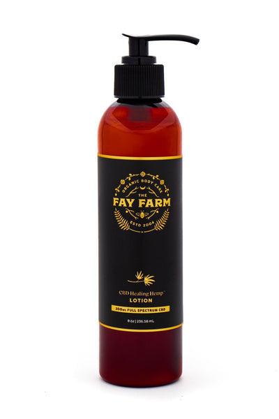 The Fay Farm CBD Healing Hemp Lotion- 8oz